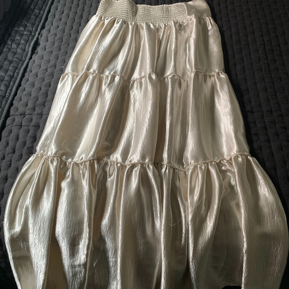 Free People Shimmer Maxi Skirt